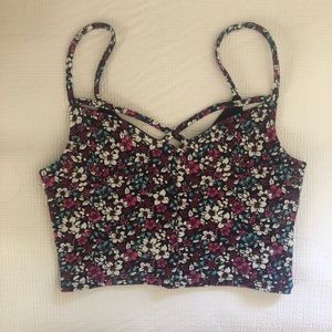 Hollister Floral Crop Top
